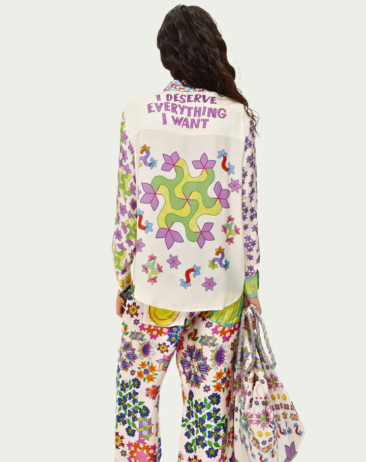 ME369 Isabel Markers Printed Shirt