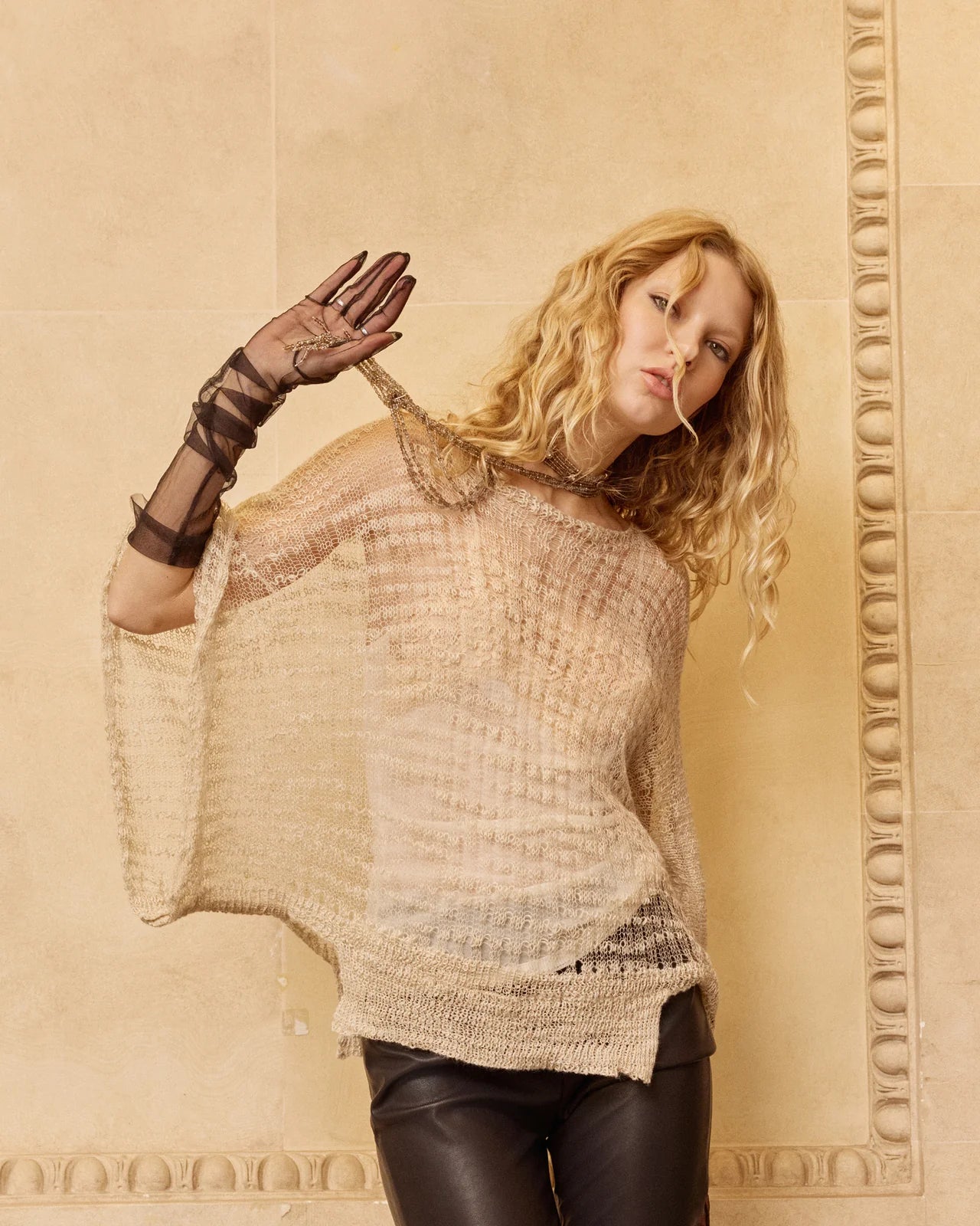 Mes Demoiselles Pull Scully Beige