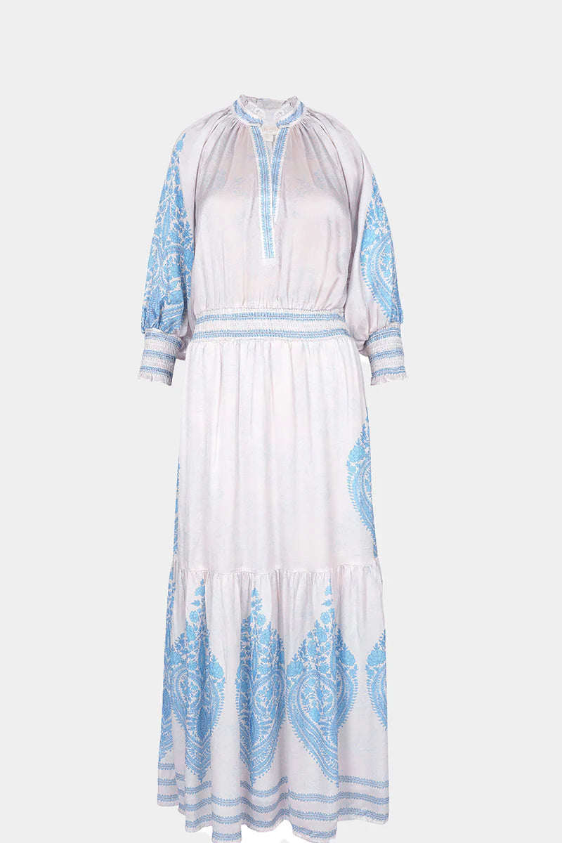 BRDR Hycinth Airy Blue Mix Dress