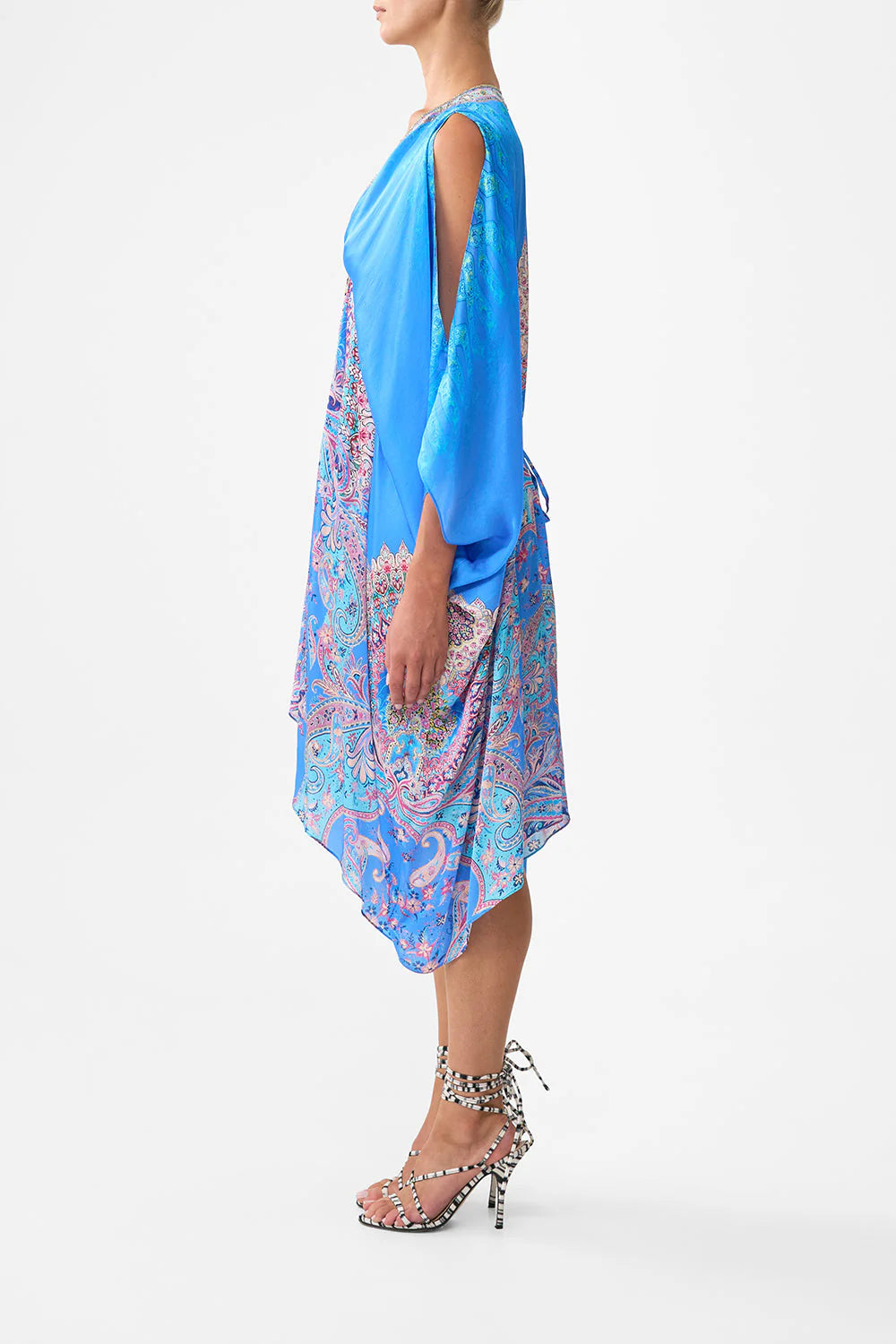 Camilla Footsteps In Folklore Short Kaftan With Hardware