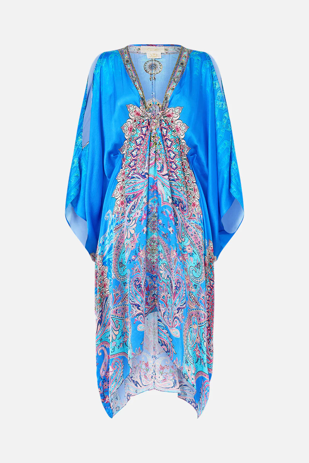 Camilla Footsteps In Folklore Short Kaftan With Hardware