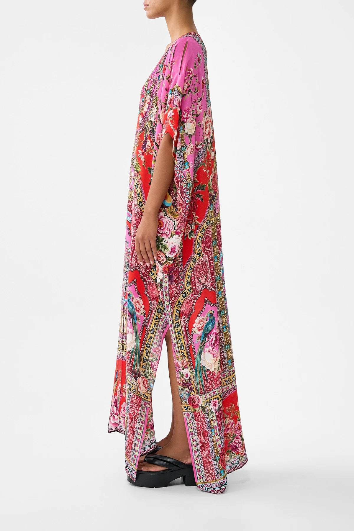 Camilla Slim Fit Kaftan with Split. Heirloom empire
