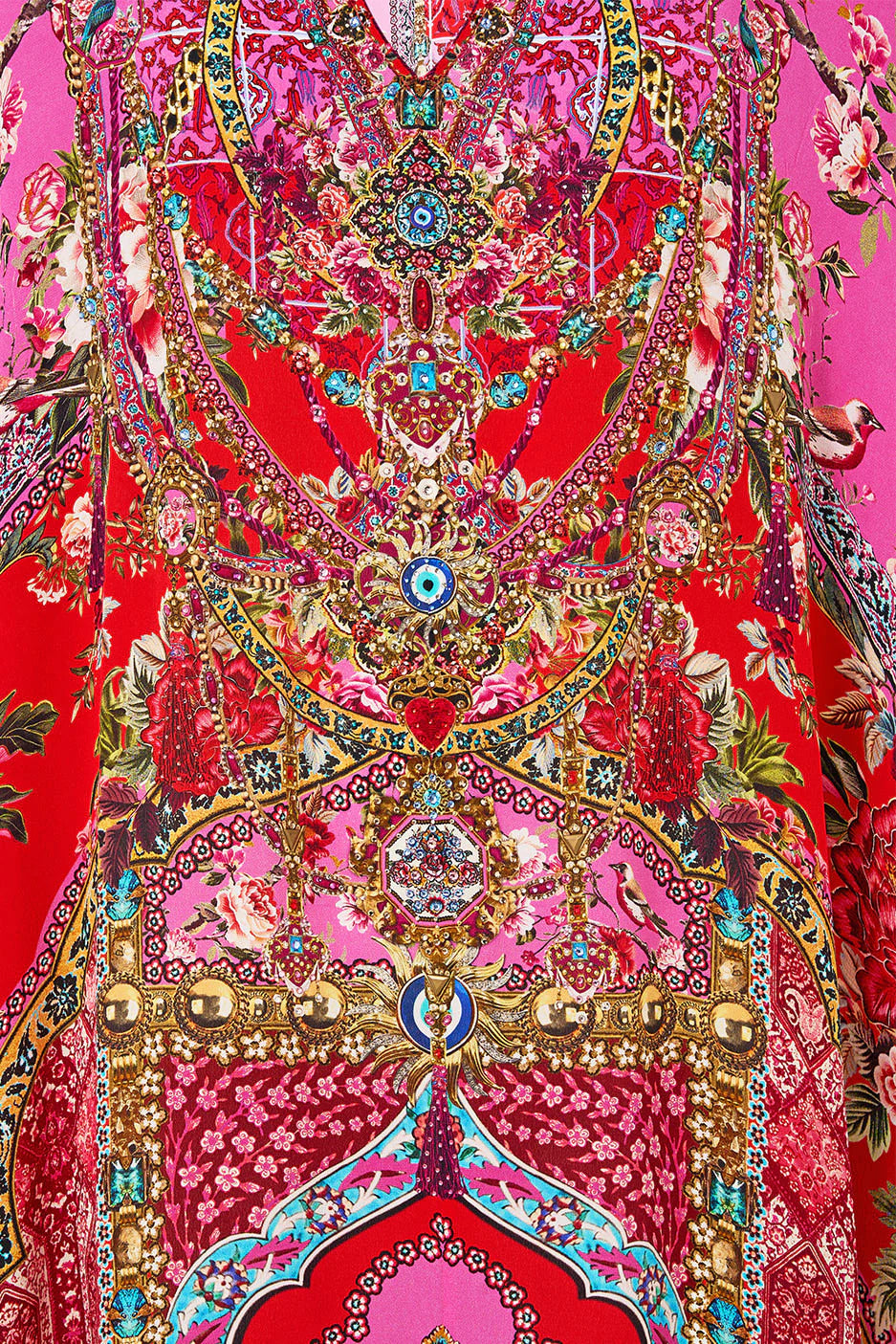 Camilla Slim Fit Kaftan with Split. Heirloom empire