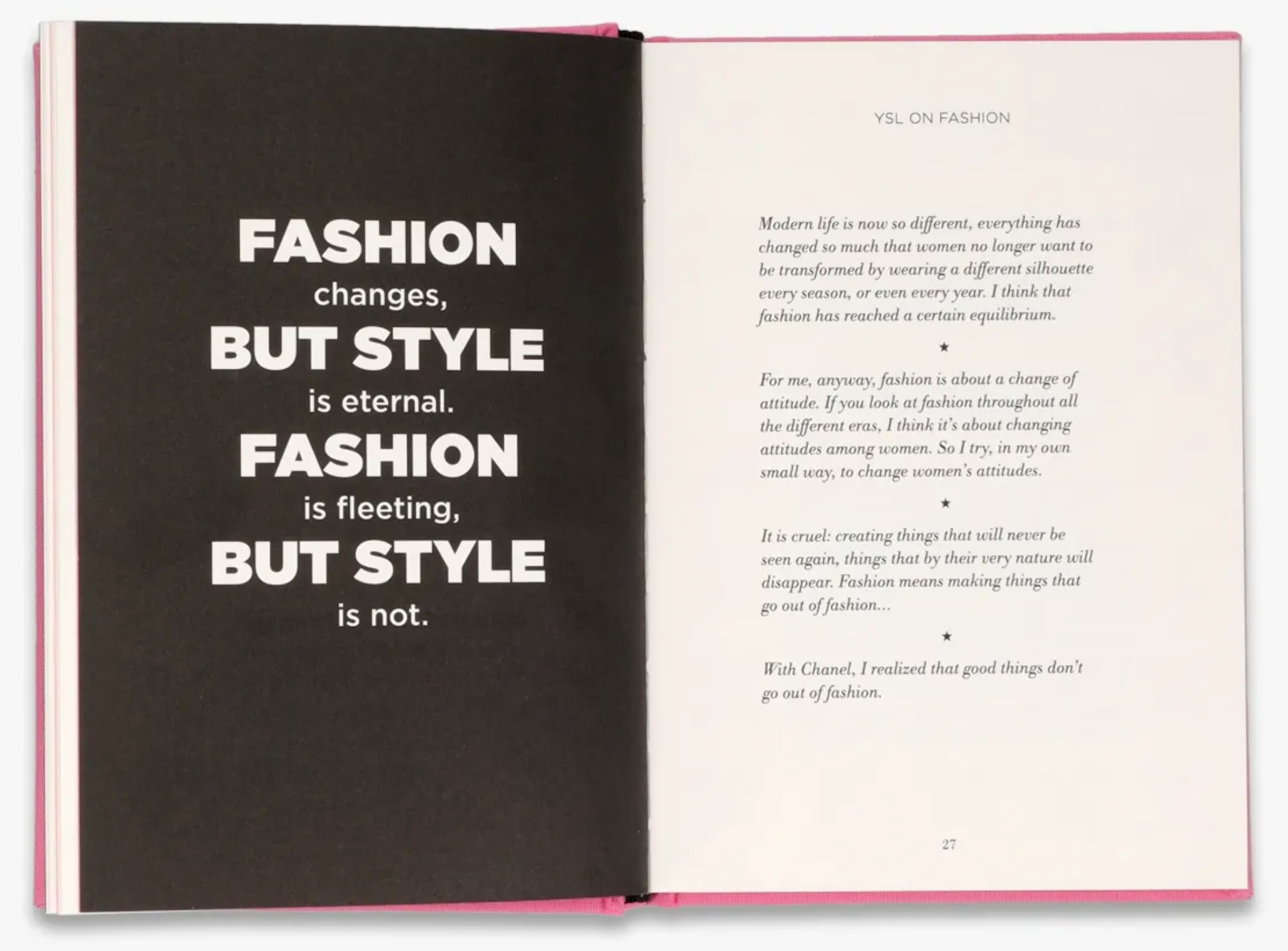 The world according to Yves Saint Laurent Book