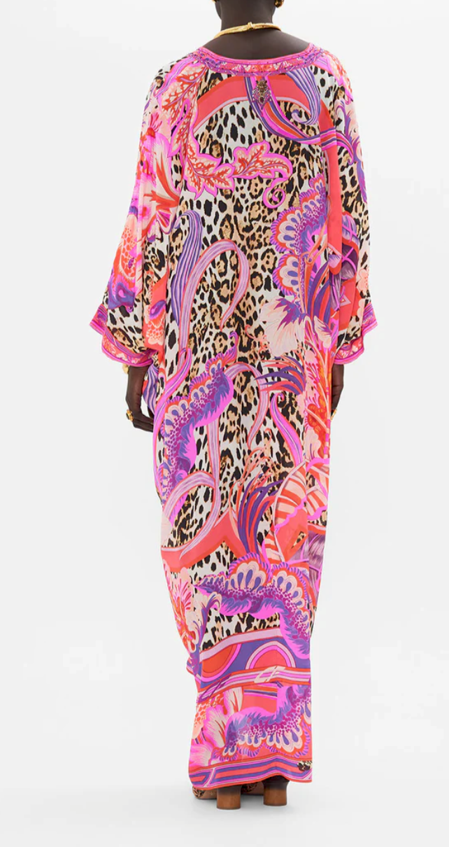 Camilla Viola Vintage  Kaftan with Pleat Detail