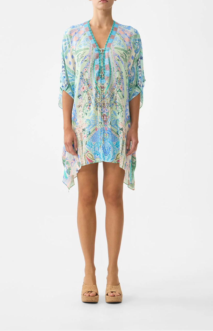 Camilla Short Lace Kaftan