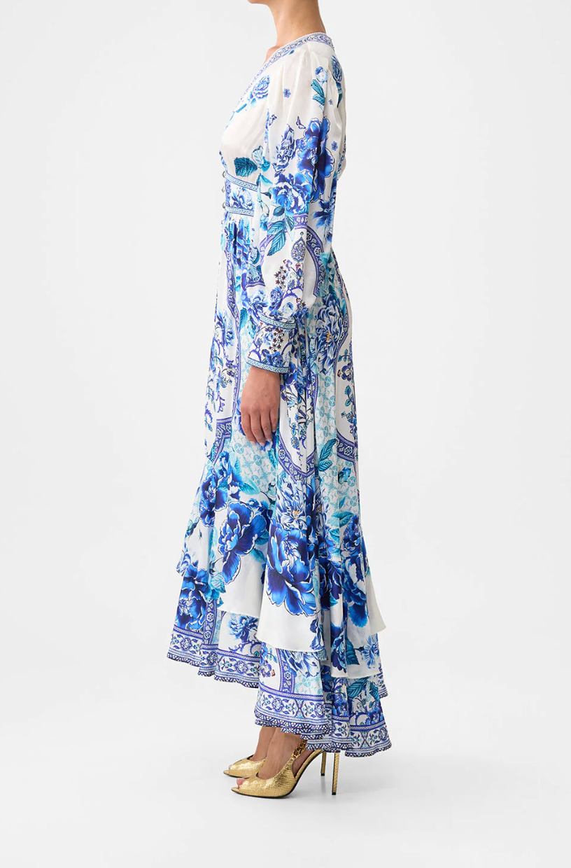 Camilla Button front dress