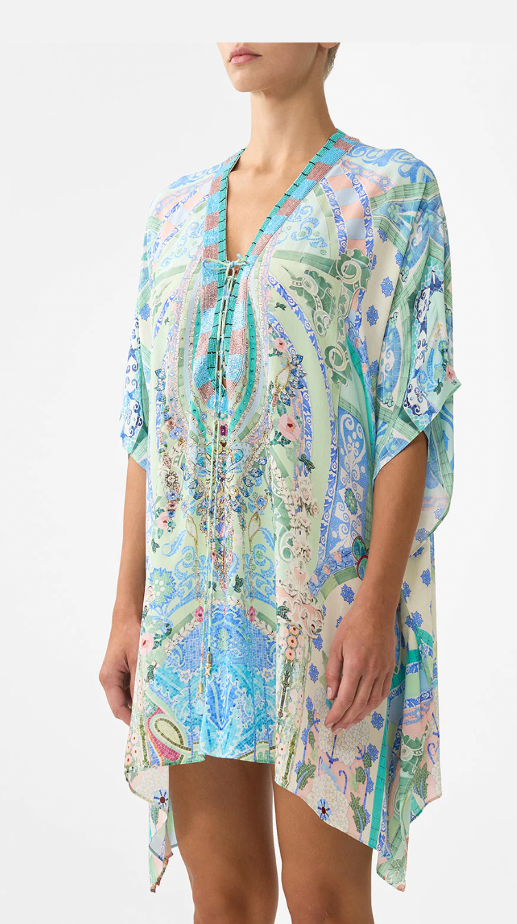 Camilla Short Lace Kaftan