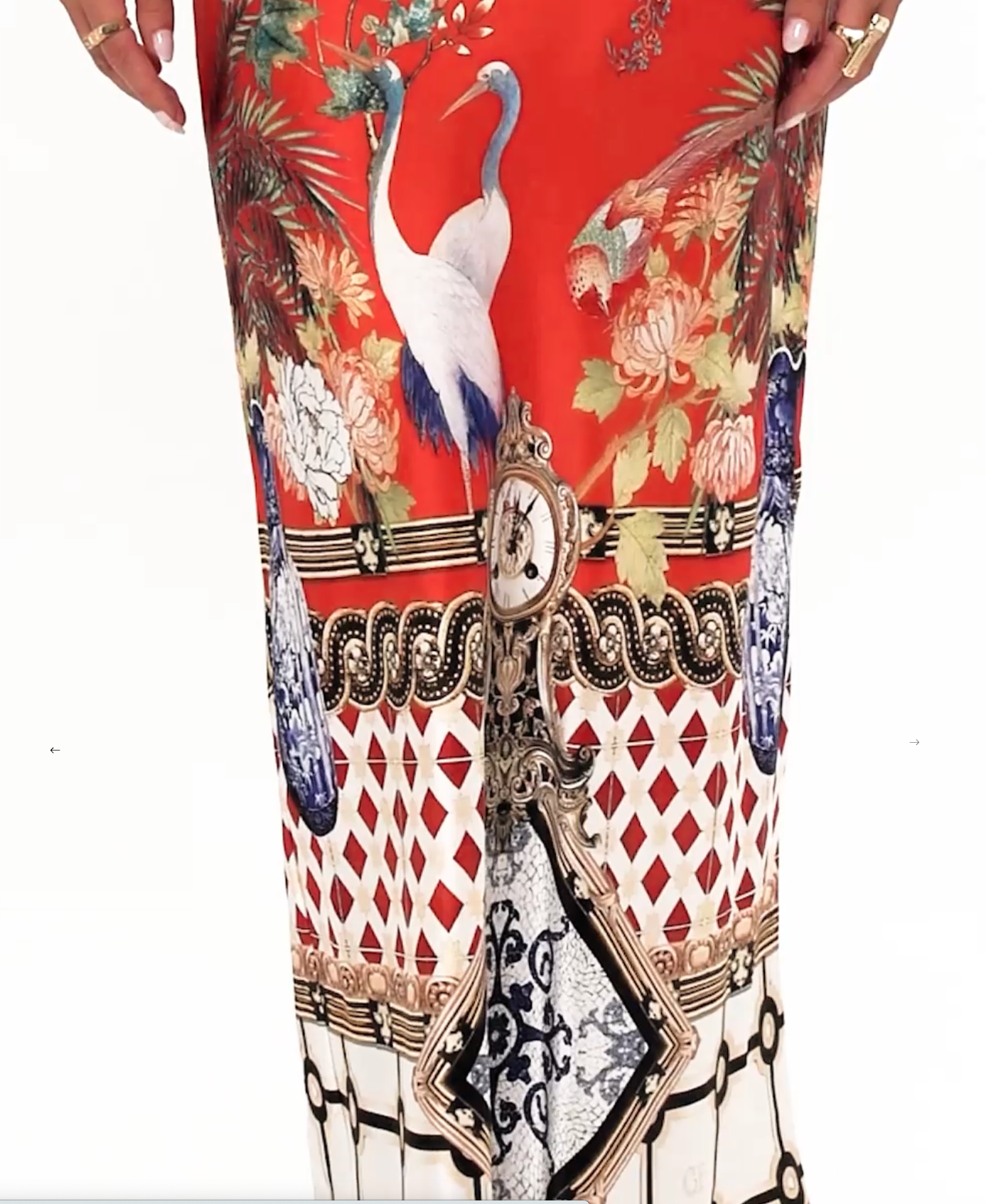 Camilla Plunge Neck Draped Shoulder Dress Lisboa Luxe