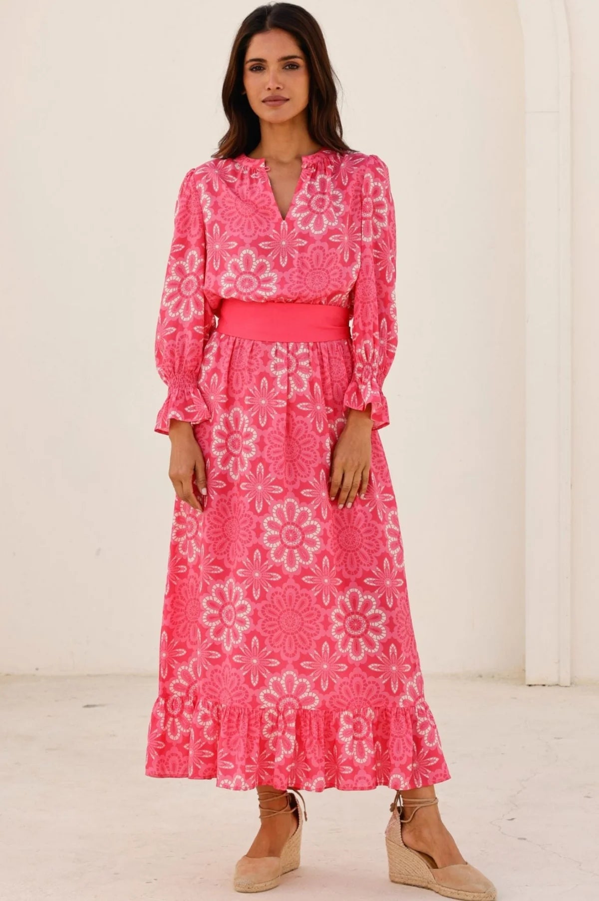Aspiga Maeve EcoVero Dress Lace Floral