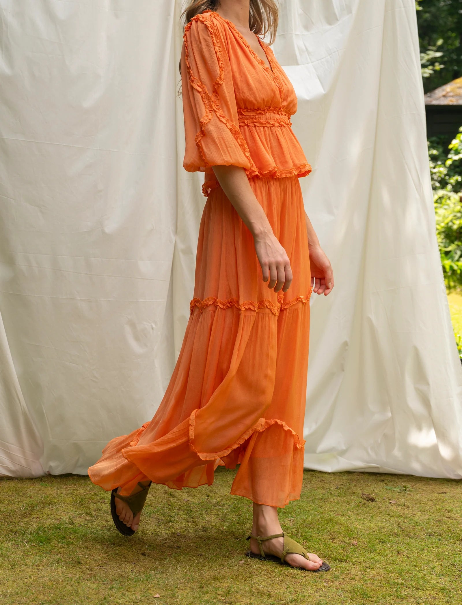 BRDR Valentina Dusky Orange Blouse