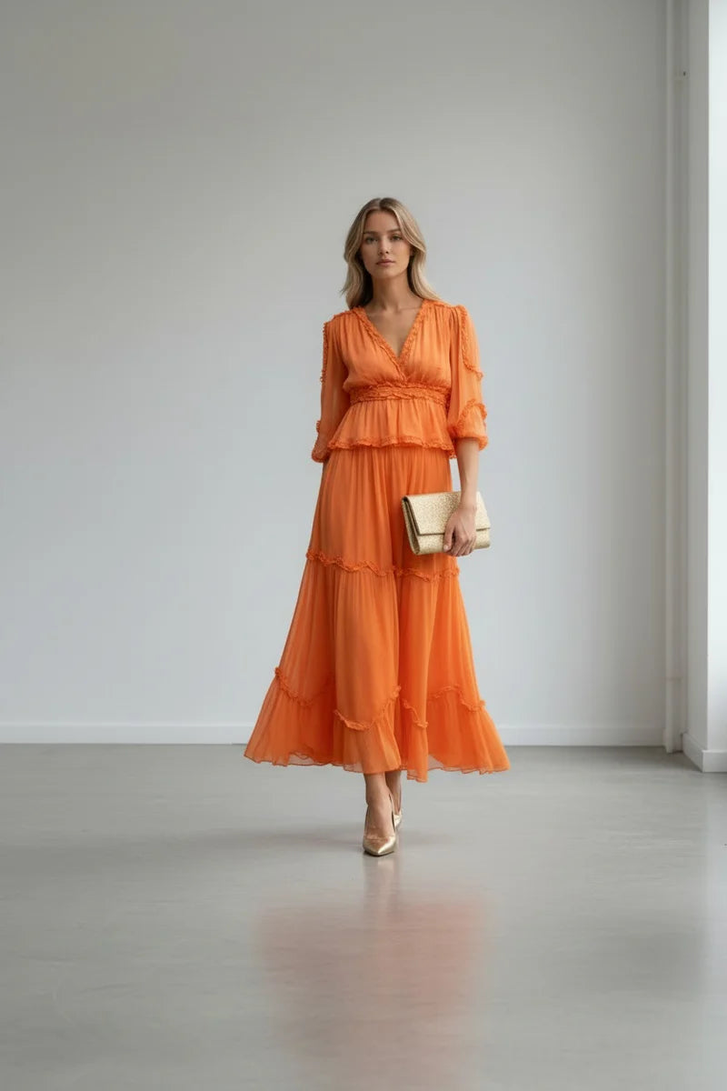 BRDR Valentina Dusky Orange Blouse