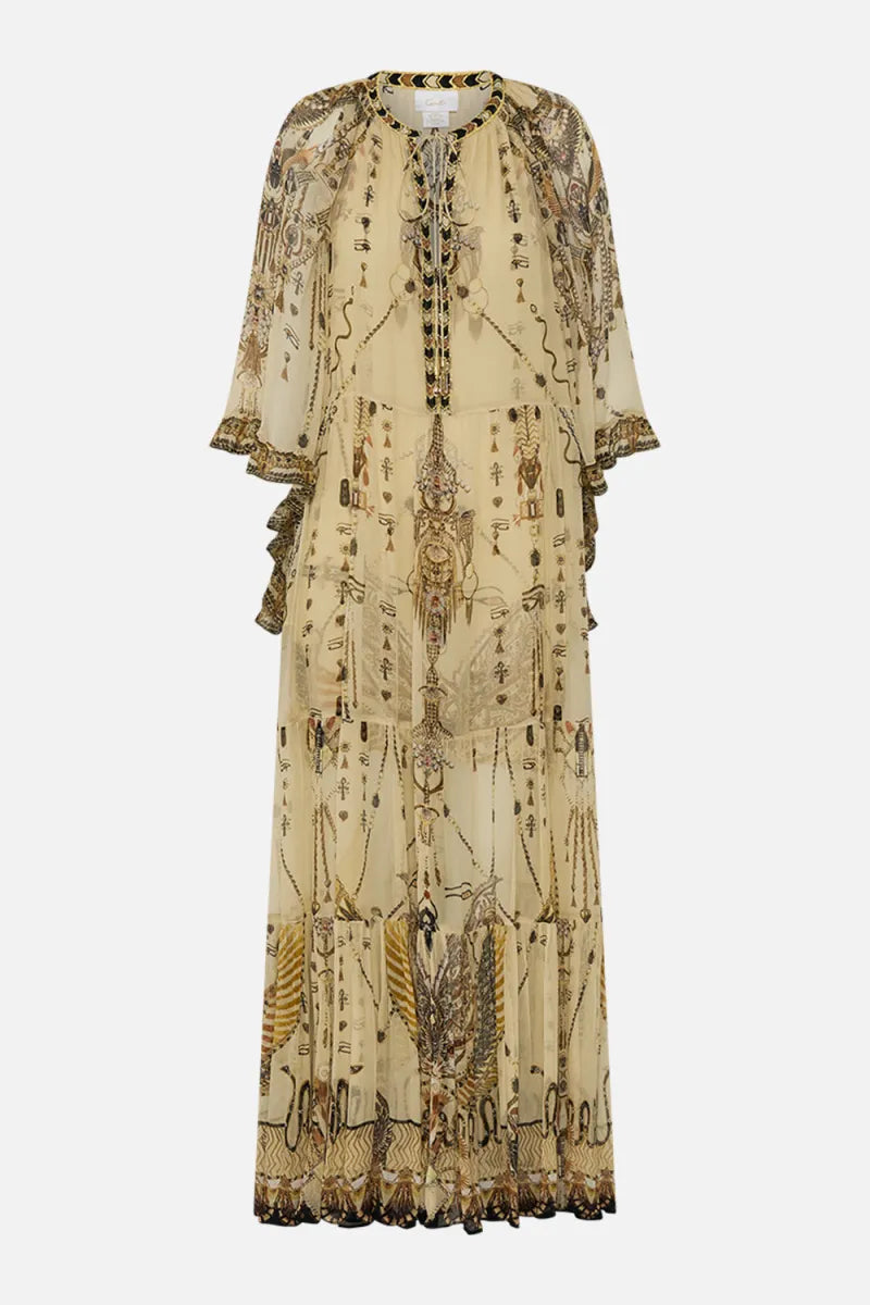 Camilla Gateway To The Afterlife Wide Sleeve Gathered Dress