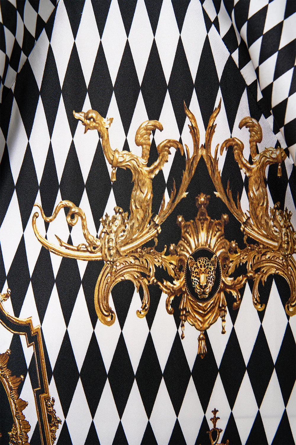 Camilla Monarchy Mania Draped Shoulder dress